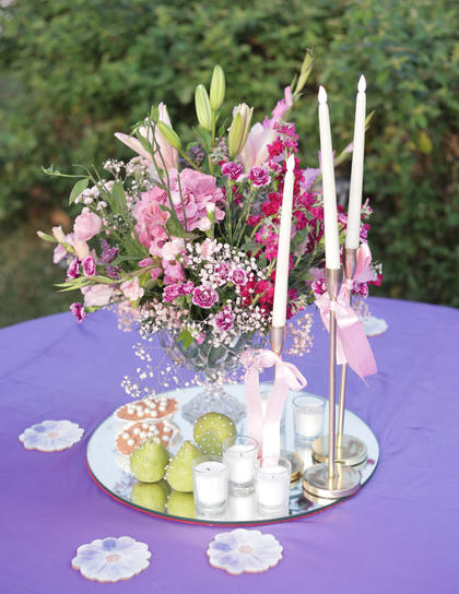 Tablescape and Floral detail — Wedding decor — Zuri